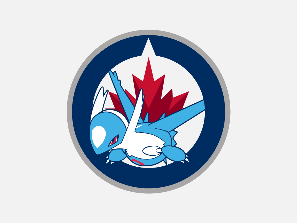 Winnipeg Jets logo fabric transfer